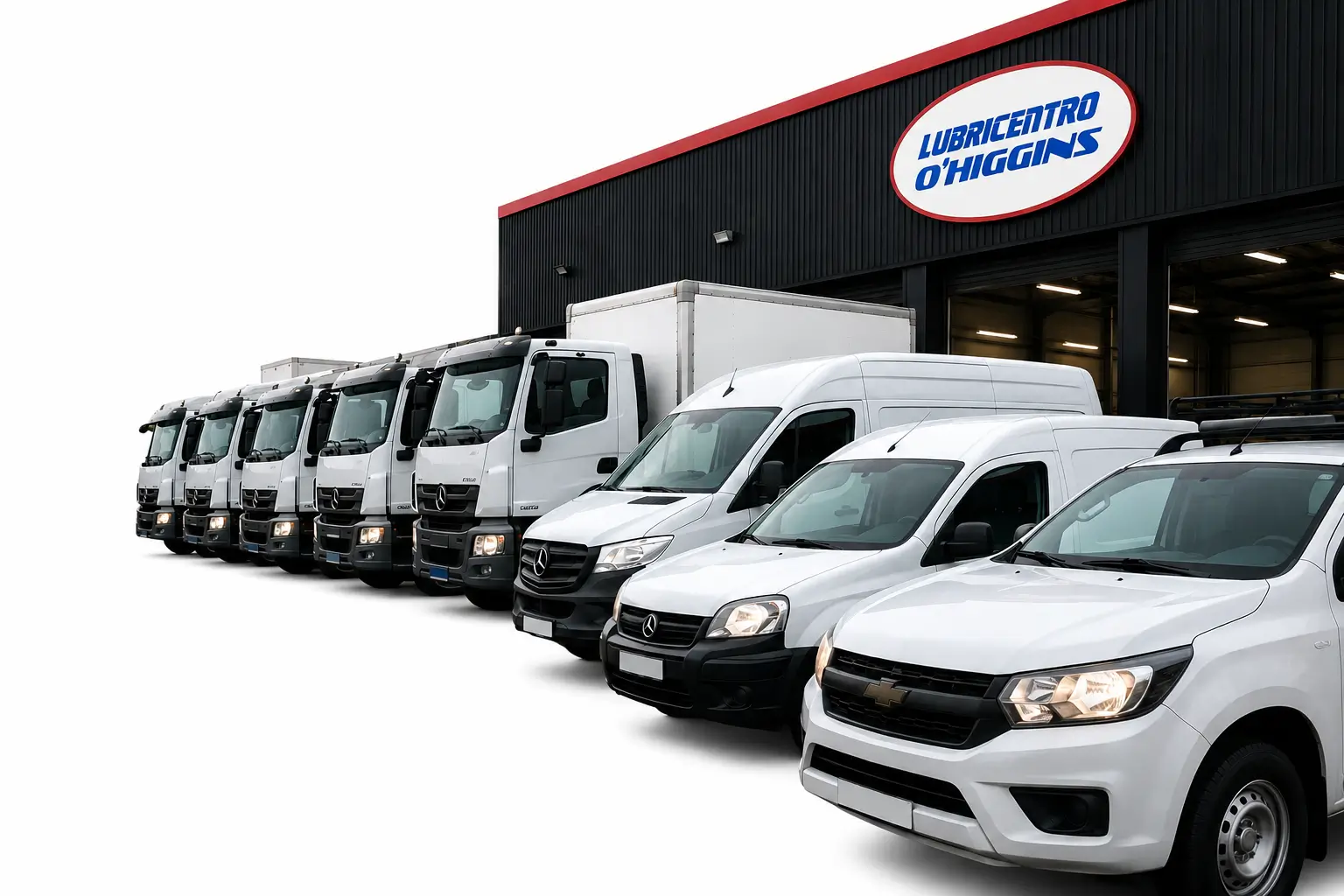 Flota de autos empresariales en Lubricentro O'Higgins