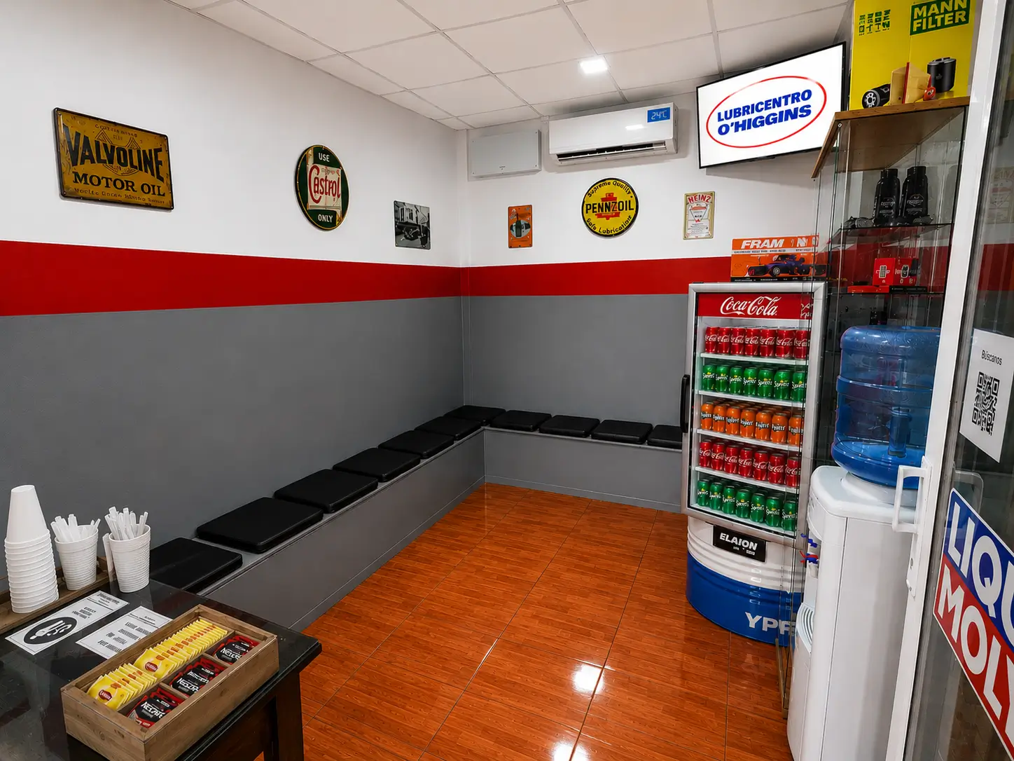 Sala de espera Lubricentro O'Higgins - vista 2